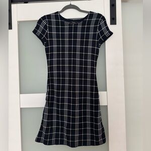 Theory Branteen Plaid Dress